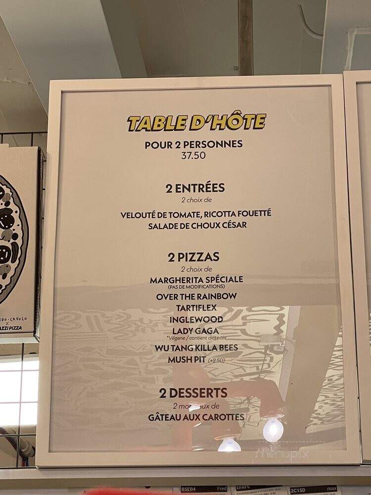 Fugazzi Pizza - Montreal, QC menu_pic