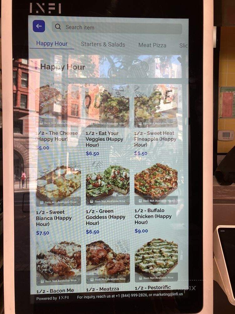 Joyride Pizza - San Francisco, CA menu_pic