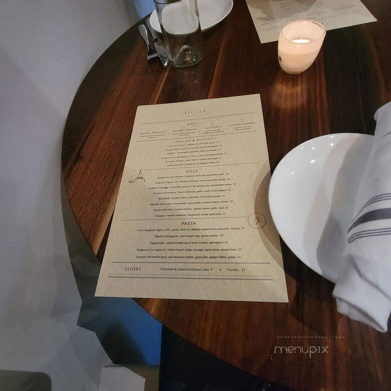 Figlia - Queens, NY menu_pic