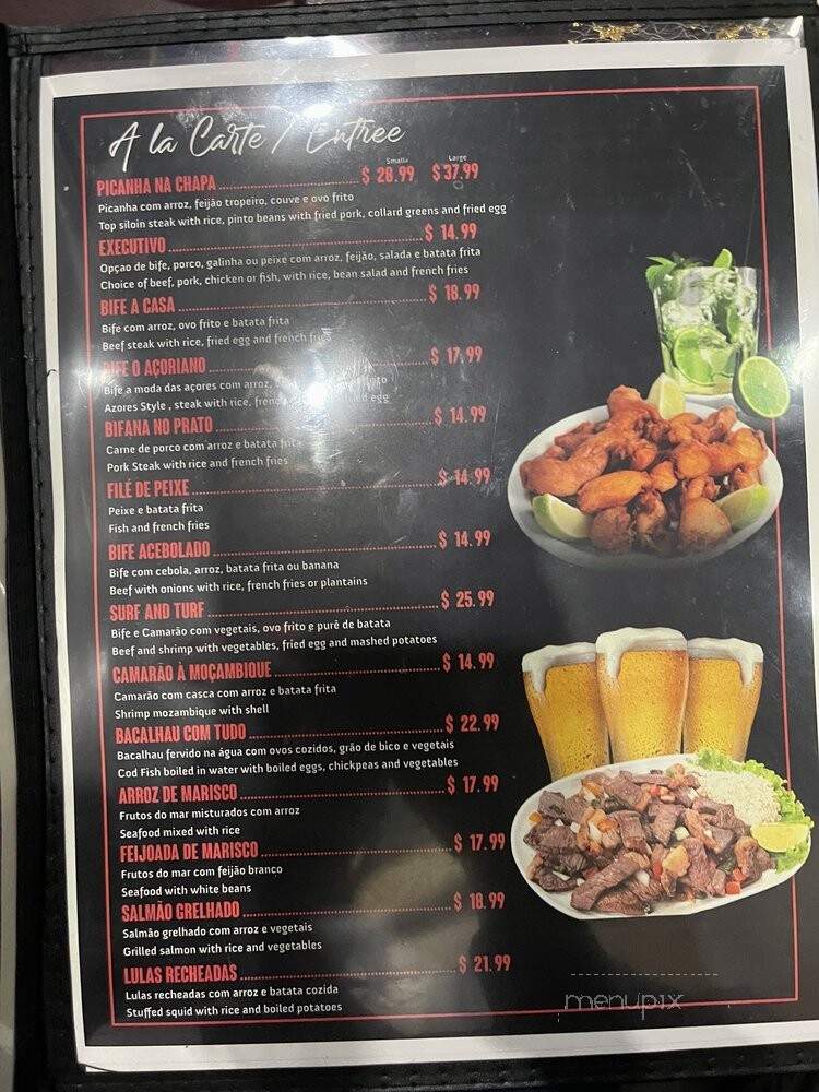 Juanita Restaurant and Grill - Stoughton, MA menu_pic