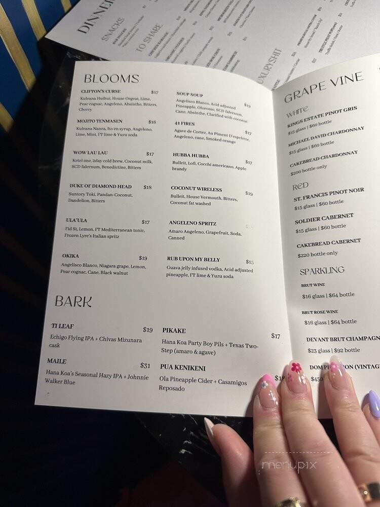 The Lei Stand - Urban Honolulu, HI menu_pic