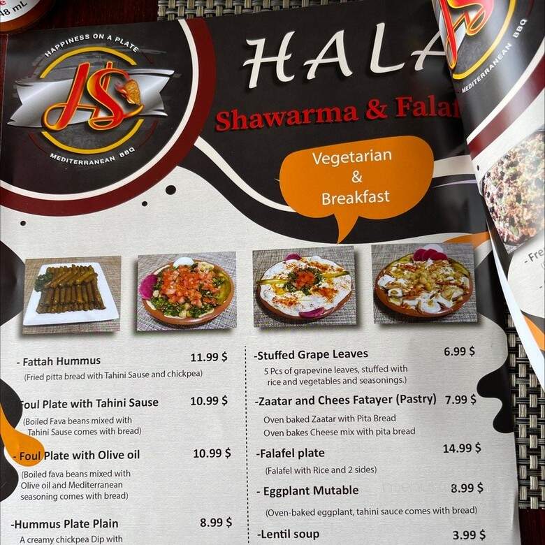 Hala Shawarma & Falafel - Federal Way, WA menu_pic