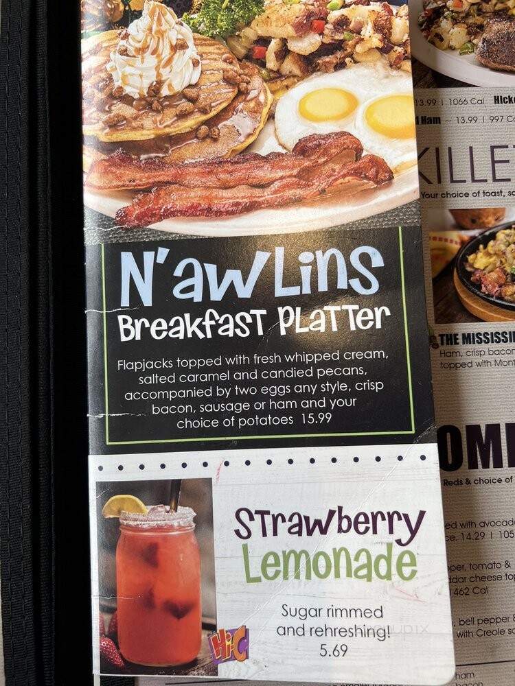 Huckleberry's - Fresno, CA menu_pic