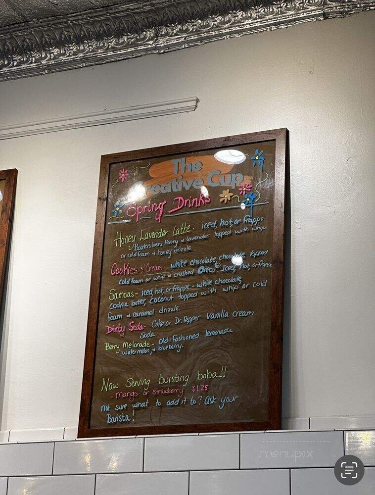 The Creative Cup - Zebulon, NC menu_pic