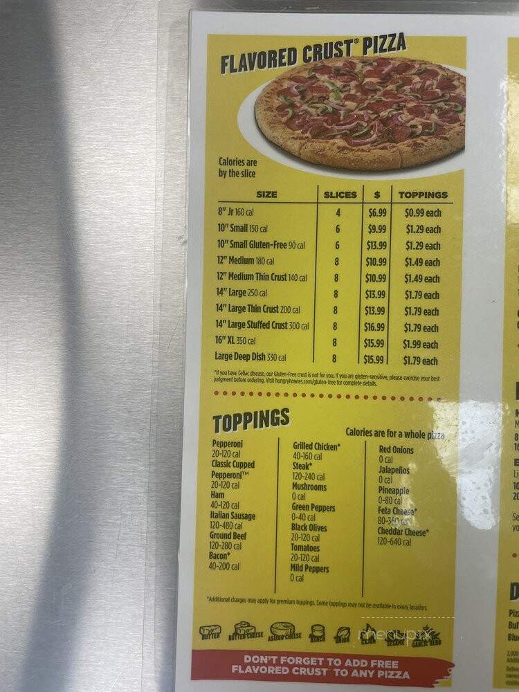 Hungry Howie's Pizza - Houston, TX menu_pic