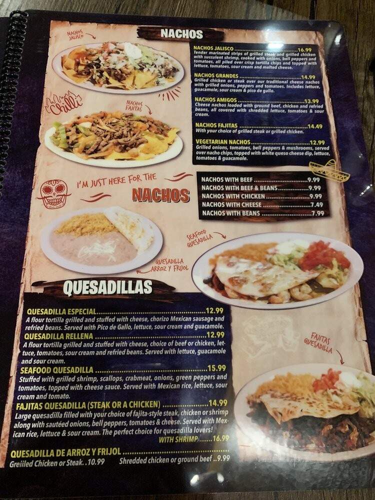 El Centenario Mexican Grill - Grand Rapids, MI menu_pic