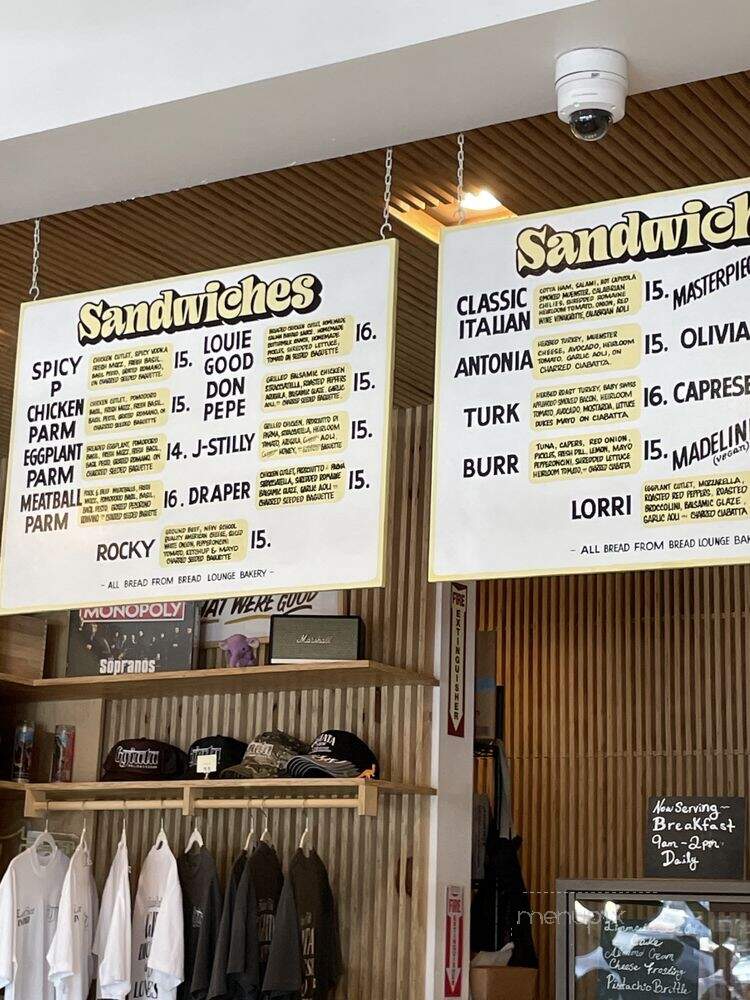 Ggiata - West Hollywood, CA menu_pic