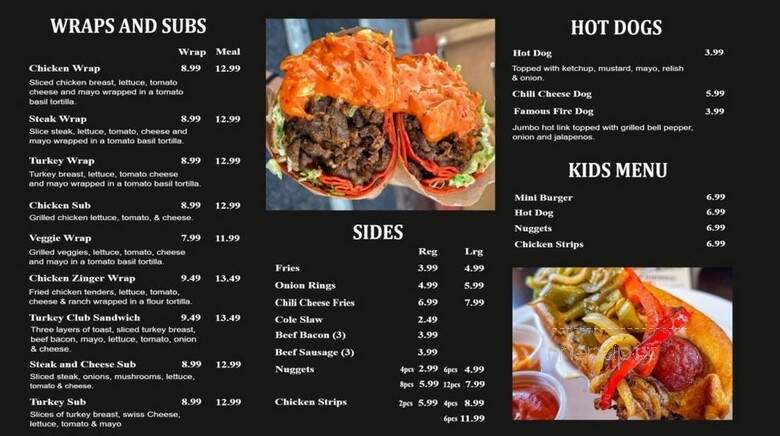 World Famous Grill - Downey, CA menu_pic