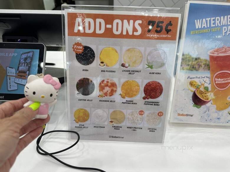 It's Boba Time - West Hills, CA menu_pic