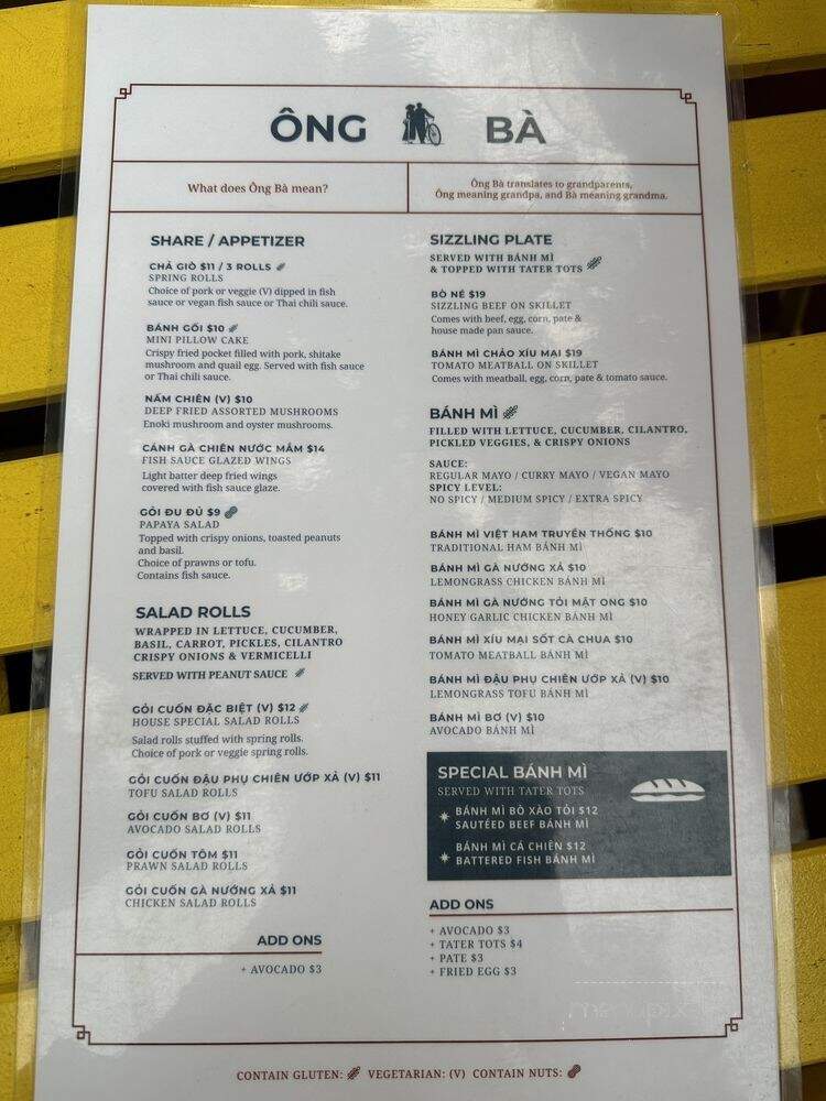 Ong Ba - Vancouver, BC