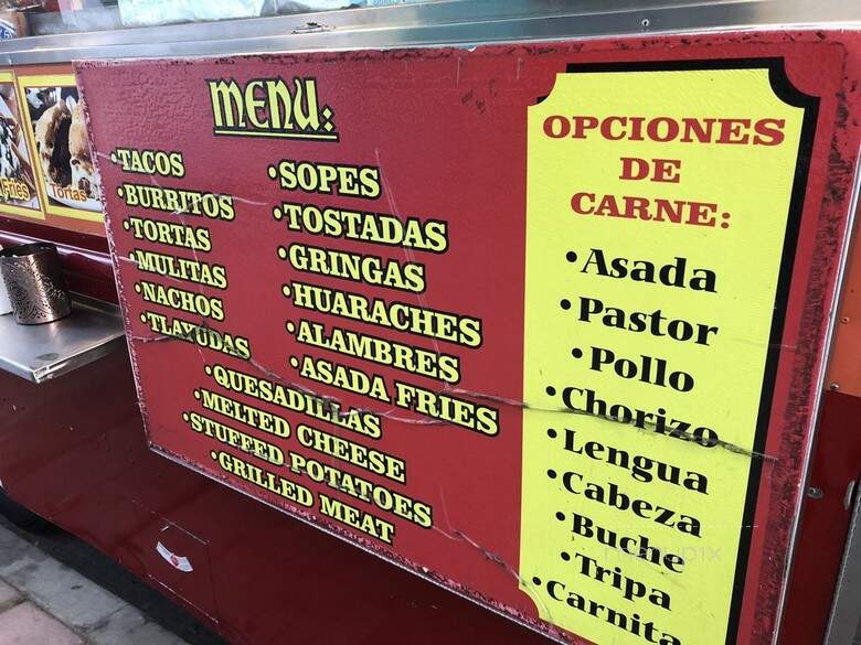 Oaxaca's Flame - Los Angeles, CA menu_pic