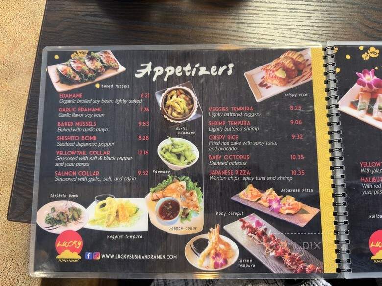 Lucky Sushi & Ramen - Ventura, CA menu_pic