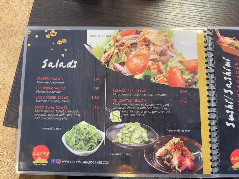 Lucky Sushi & Ramen - Ventura, CA menu_pic