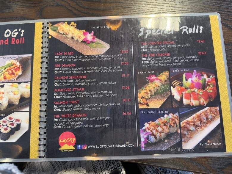 Lucky Sushi & Ramen - Ventura, CA menu_pic