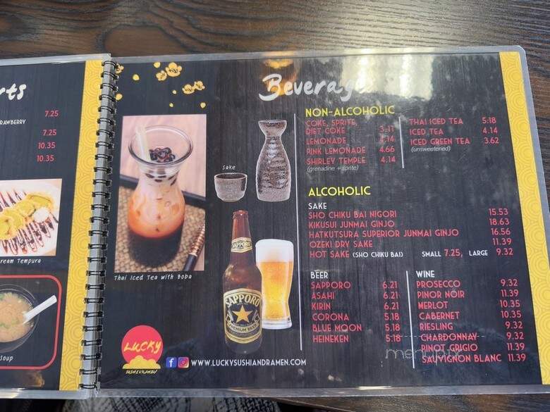 Lucky Sushi & Ramen - Ventura, CA menu_pic