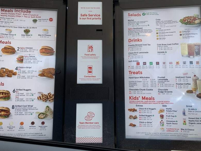 Chick-fil-A - Tallahassee, FL menu_pic