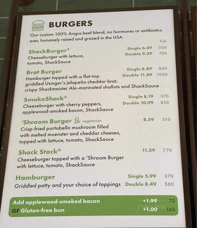 Shake Shack Brookfield - Brookfield, WI menu_pic