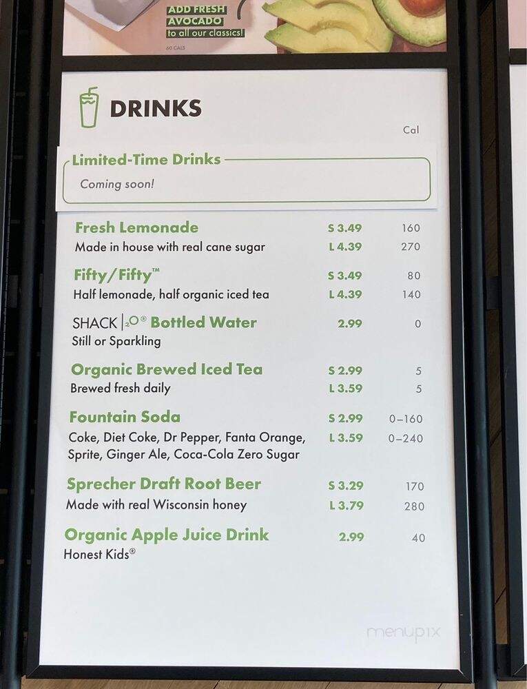 Shake Shack Brookfield - Brookfield, WI menu_pic