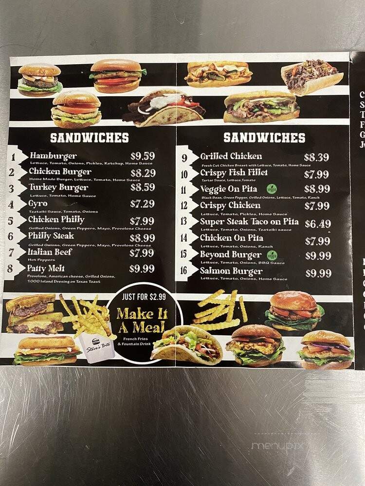 Steves Bite - Palos Heights, IL menu_pic
