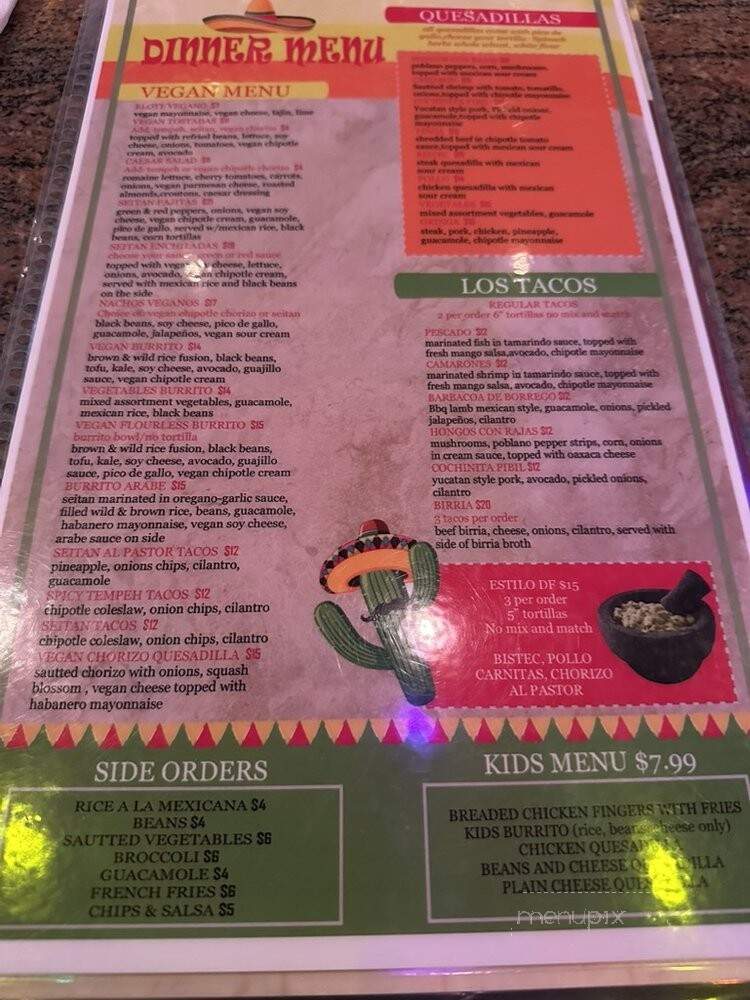 Mexico Authentico - Brooklyn, NY menu_pic