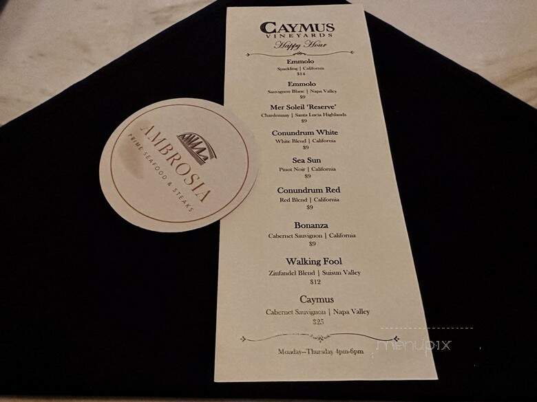 Ambrosia - Watersound, FL menu_pic