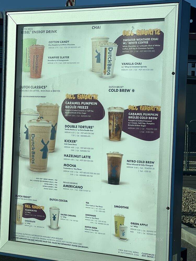 Dutch Bros Coffee - Las Vegas, NV menu_pic