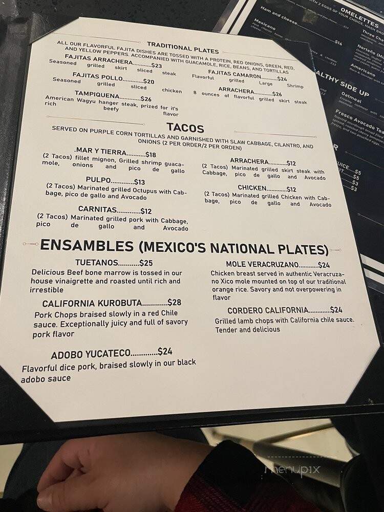 701 Restaurant & Bar - Santa Ana, CA menu_pic