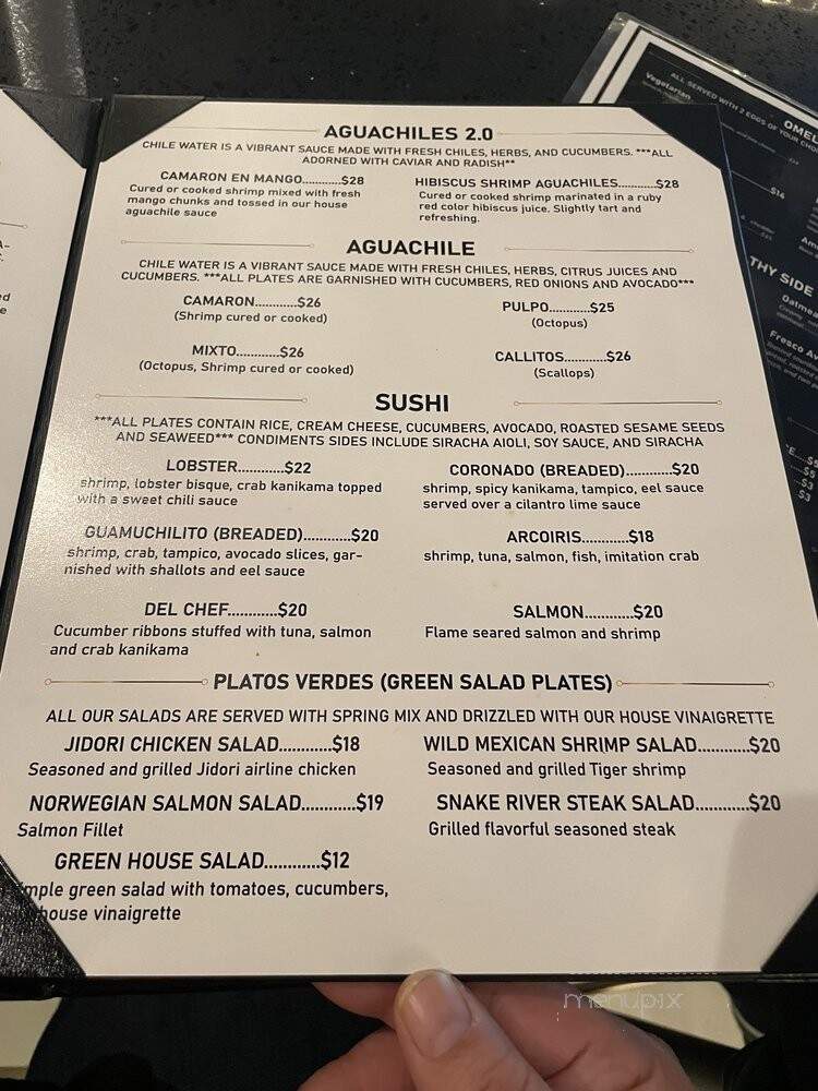 701 Restaurant & Bar - Santa Ana, CA menu_pic
