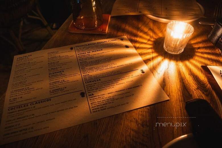 Mirate - Los Angeles, CA menu_pic