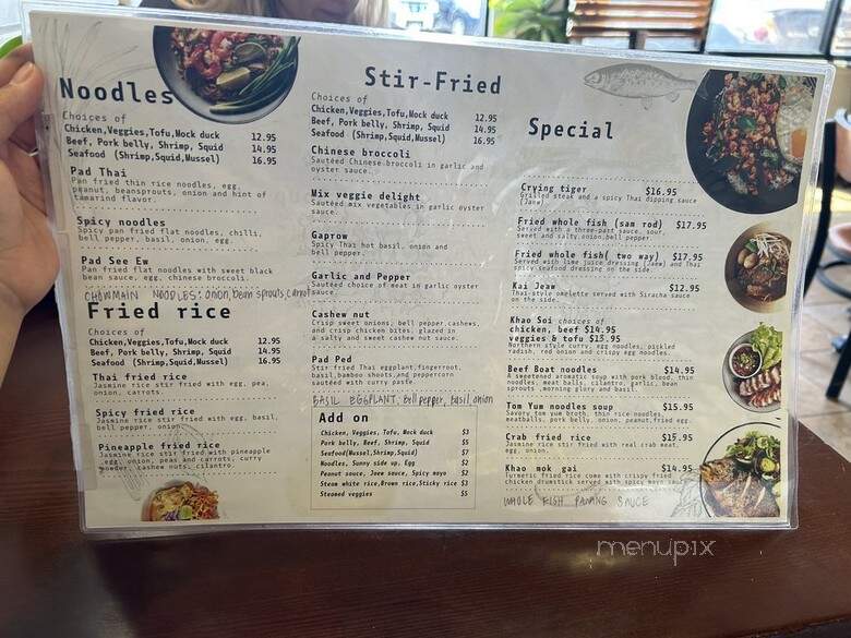 Thai Bistro - Chula Vista, CA menu_pic