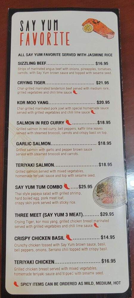 Say Yum Thai Street Food - Huntington Beach, CA