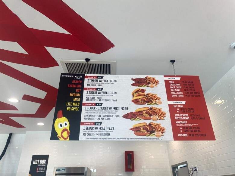 Dave's Hot Chicken - Spring, TX menu_pic