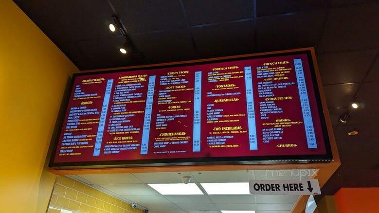 Roberto's TACO SHOP - San Diego, CA menu_pic