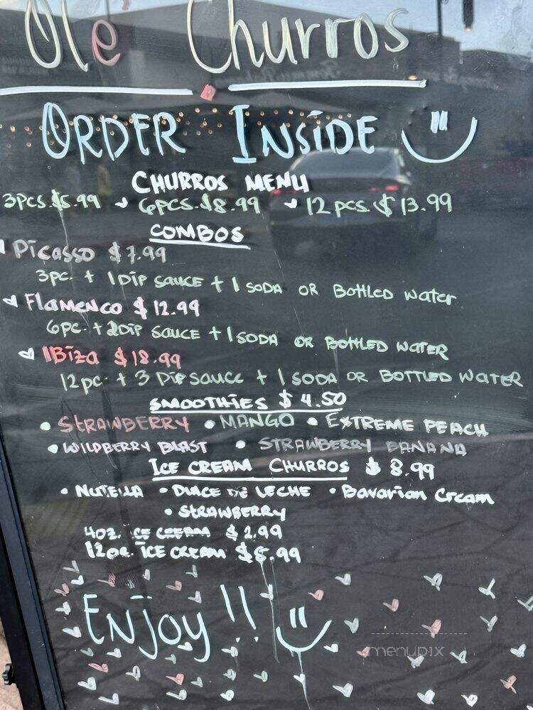 Ole Churros - Paradise, NV menu_pic