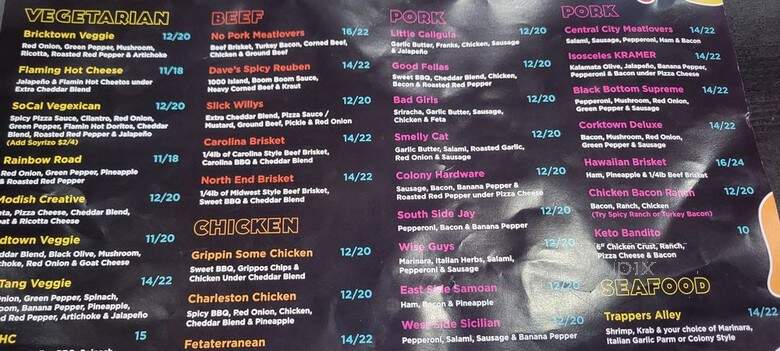 Pizza Cat Max - Detroit, MI menu_pic