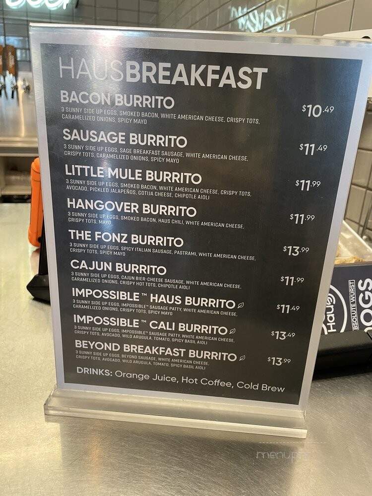 Bad - Carson, CA menu_pic
