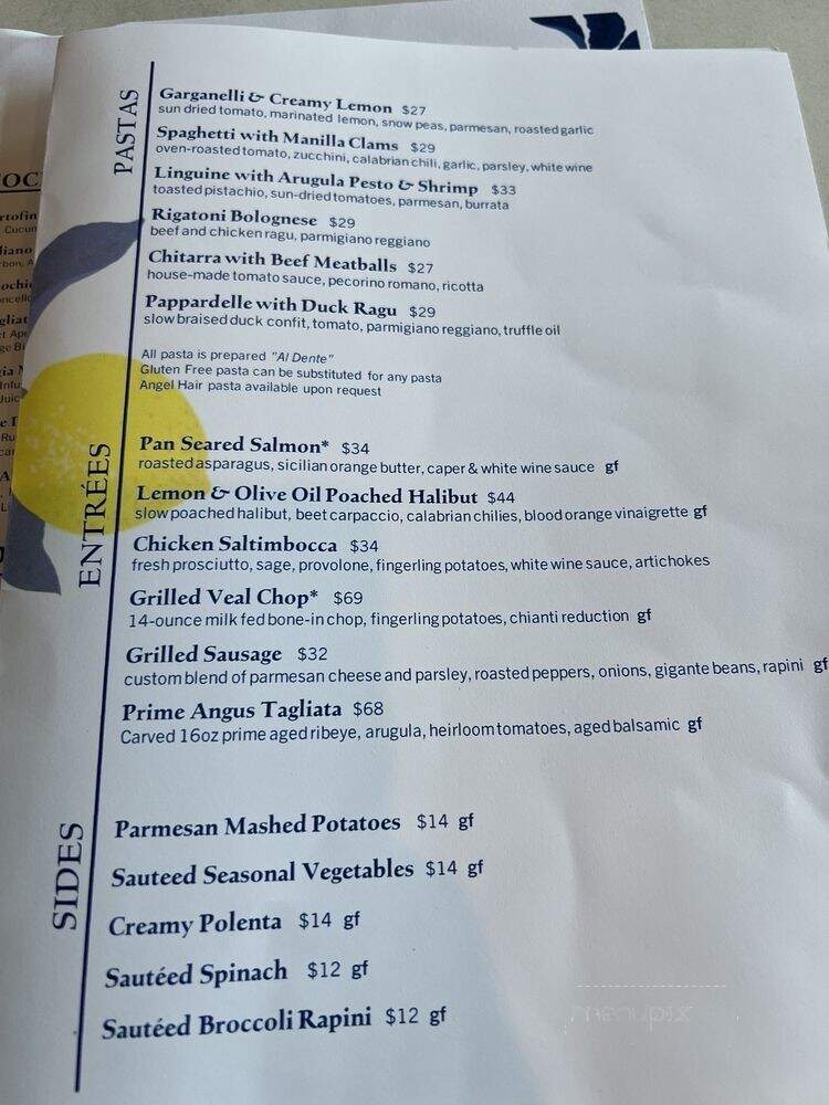 Luogo Restaurant - Nashville, TN menu_pic