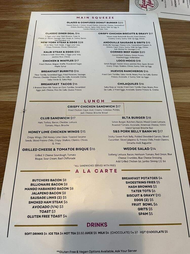 The Local Nod Cafe - Huntington Beach, CA menu_pic