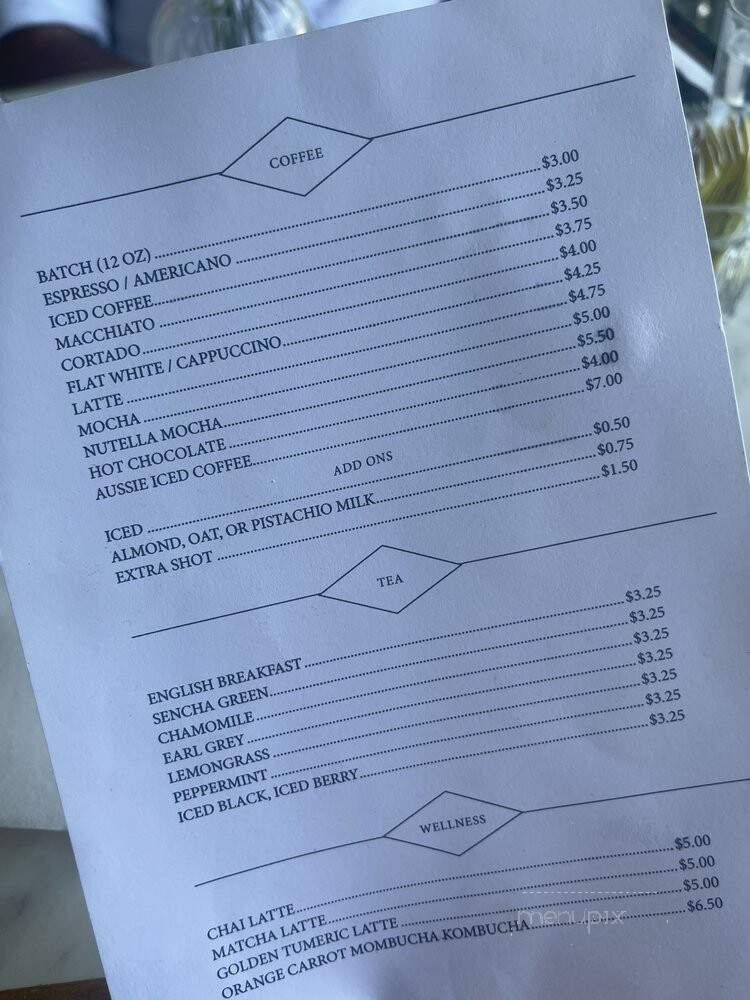 Isla & Co. - Fairfield, CT menu_pic