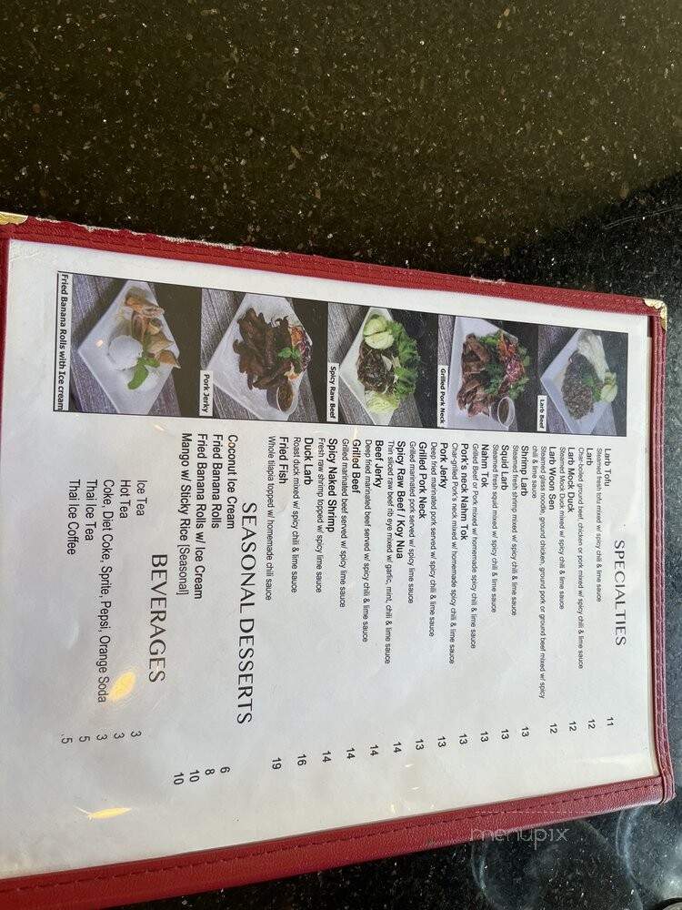 Zab Linda Vista - San Diego, CA menu_pic
