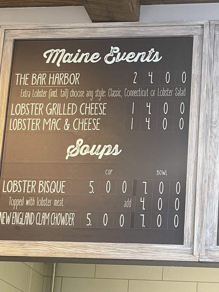 Mason's Famous Lobster Rolls - Washington, DC menu_pic