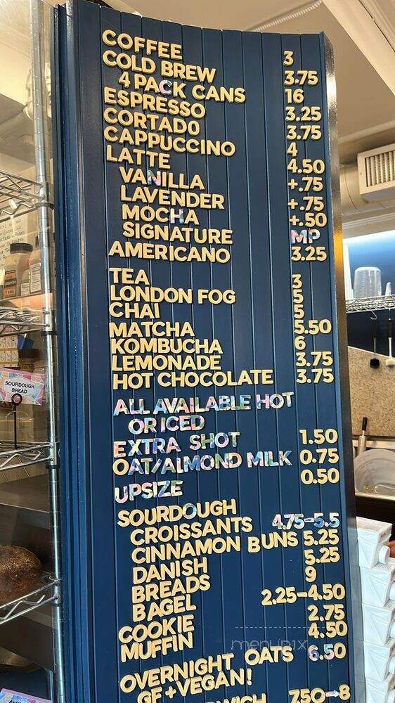 Vibrant Coffee Roasters & Bakery - Philadelphia, PA menu_pic