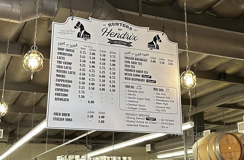 Hunters of Hendrix - San Diego, CA menu_pic