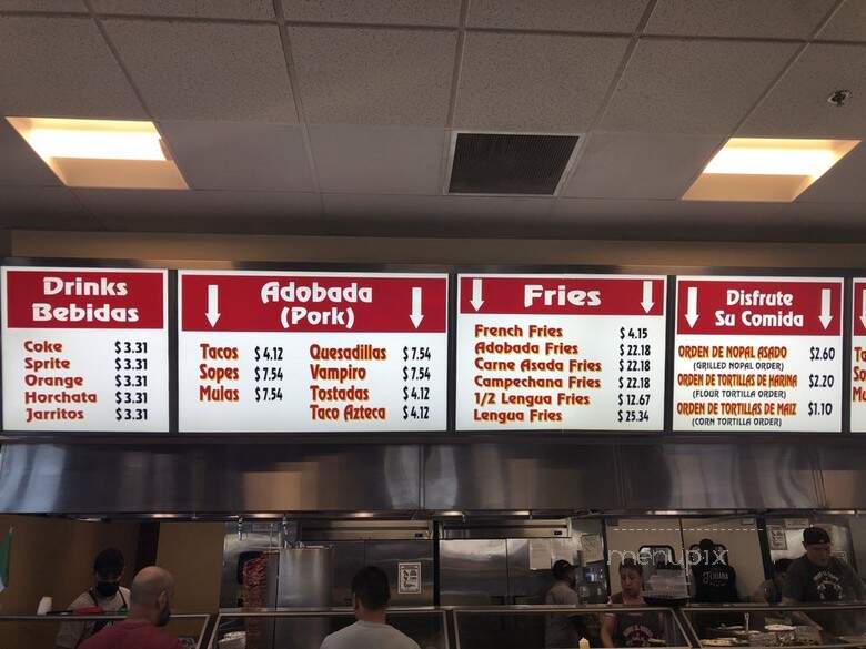 Tacos El Gordo - Las Vegas, NV menu_pic