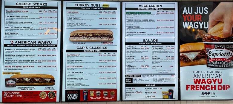 Capriotti's Sandwich Shop - Moreno Valley, CA menu_pic
