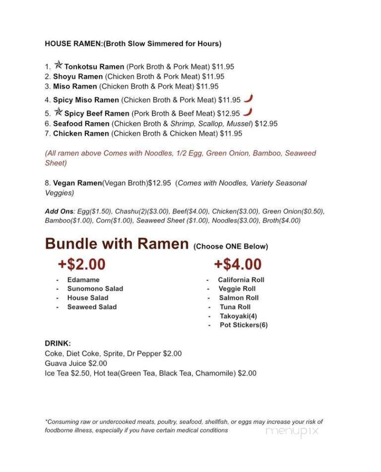 Nami Lily Sushi & Ramen - South Jordan, UT menu_pic