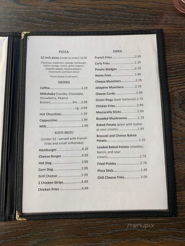 Rail House Grill - Totz, KY menu_pic