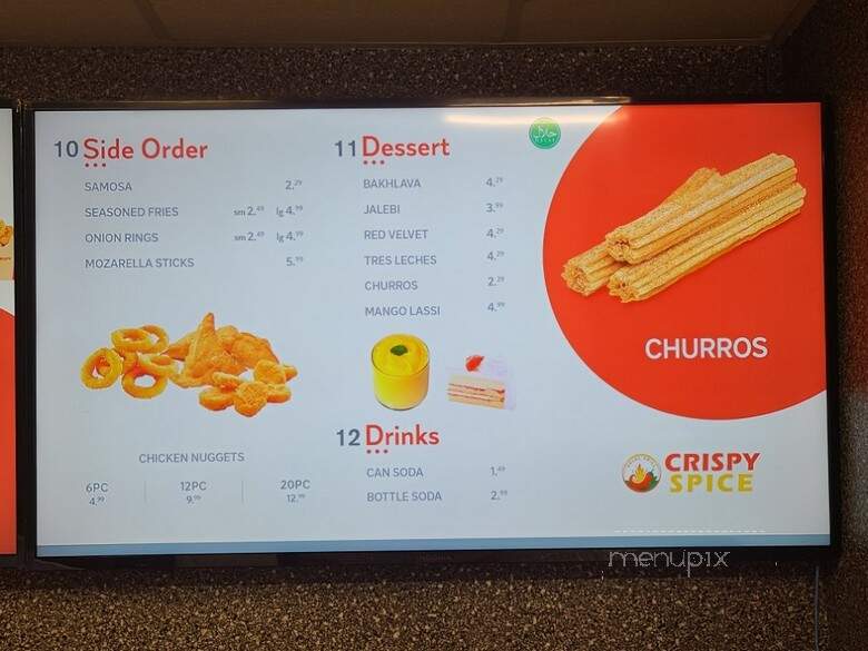 Crispy Spice Halal Grill - Allentown, PA menu_pic