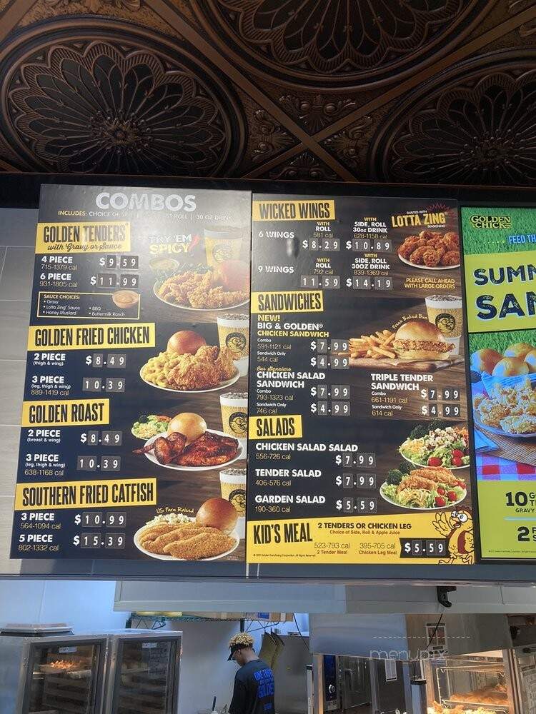 Golden Chick - Houston, TX menu_pic