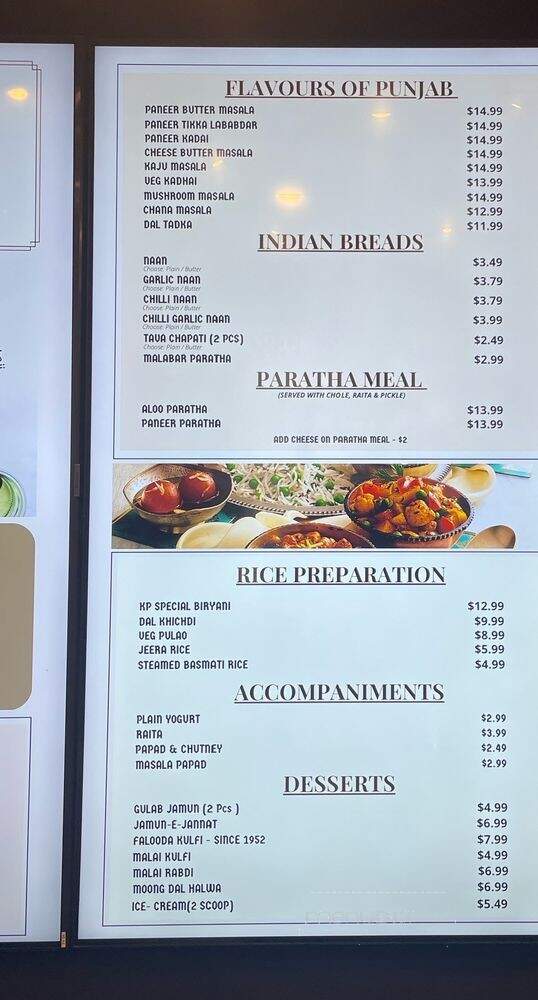 Kailash Parbat Alpharetta - Alpharetta, GA menu_pic